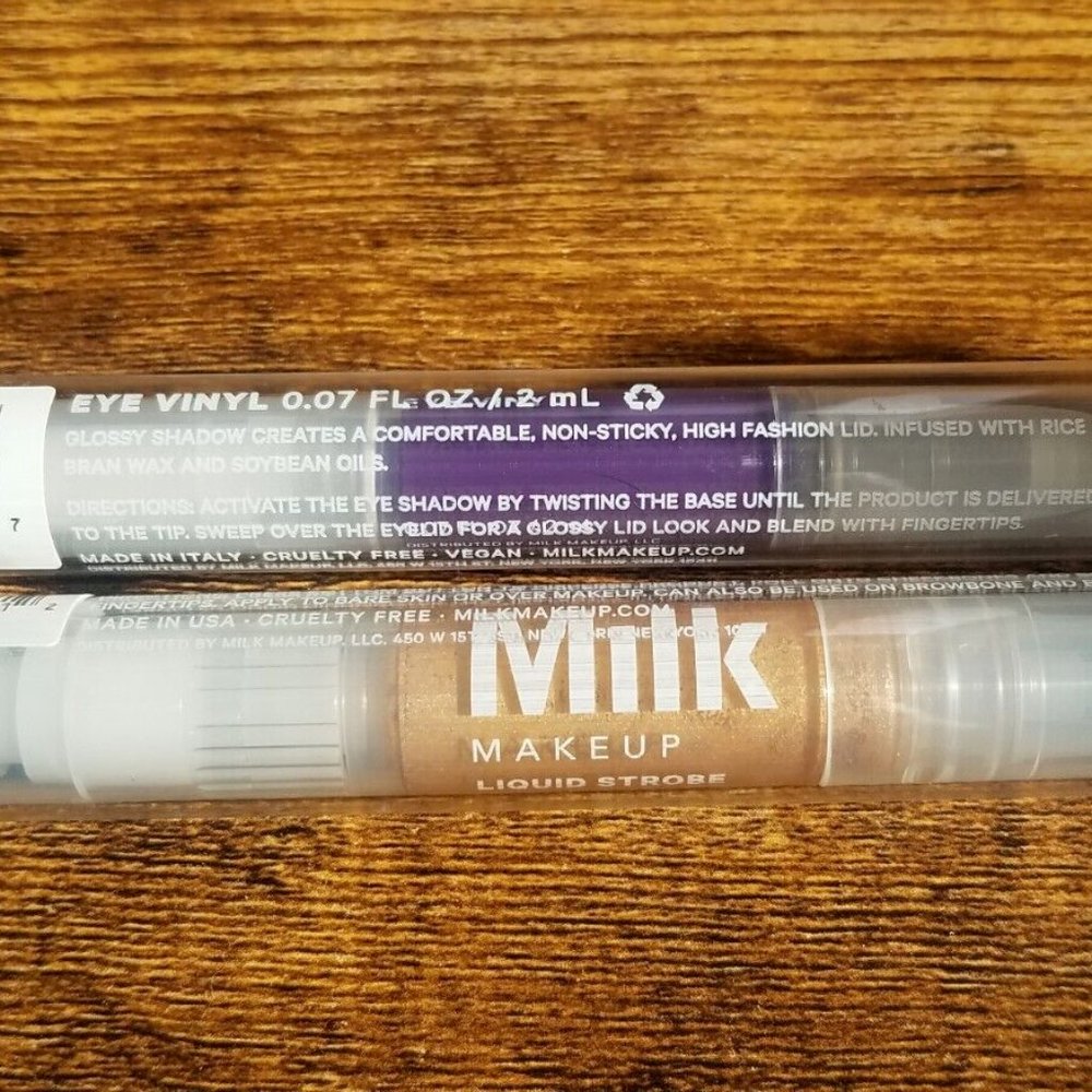 New Milk Makeup Eye Vinyl Valet Purple Glossy Eye Beam Liquid Strobe Highlight - Picture 5 of 7